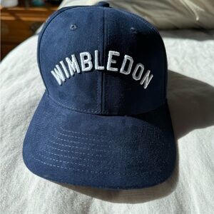 Wimbledon tennis navy baseball cap hat. Never worn. Perfect condition.